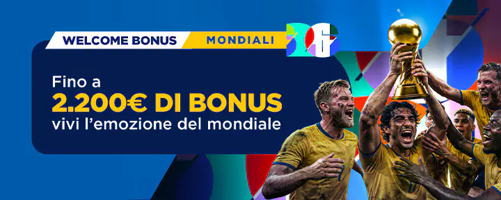 Bonus Benvenuto Scommesse